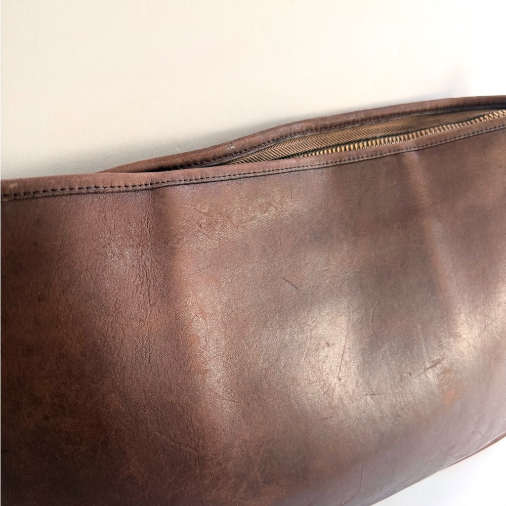 Coach Vintage Leather Mahogany Portfolio Document Laptop Case Sleeve Clutch - Picture 6 of 11